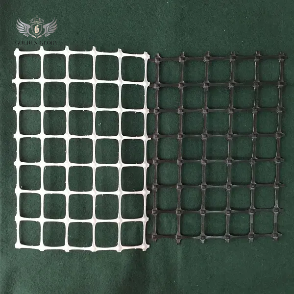 شبكة بلاستيكية أحادية المحور من البولي إيثيلين عالي الكثافة 160kn/m