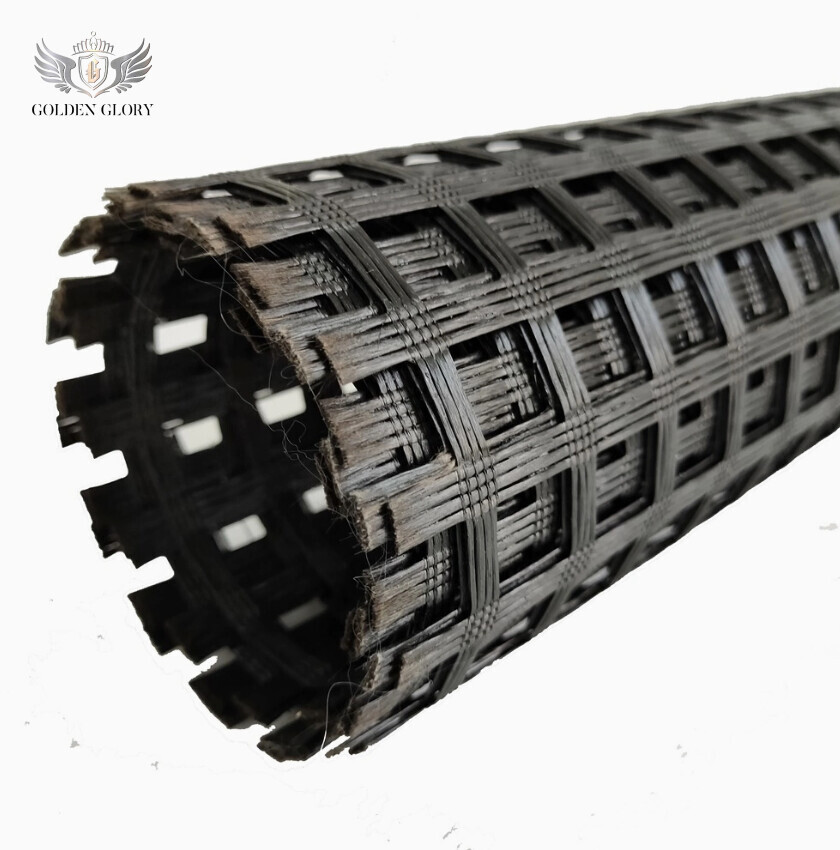 شبكة جيومترية من الألياف الزجاجية للطرق شبكة جيومترية للطرق