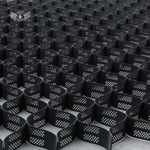 شبكة تثبيت الحصى منخفضة التكلفة من مادة البولي إيثيلين عالي الكثافة لبناء الطرق