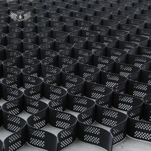 شبكة تثبيت الحصى منخفضة التكلفة من مادة البولي إيثيلين عالي الكثافة لبناء الطرق