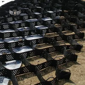 شبكة بلاستيكية على شكل خلية نحل لتثبيت التربة من مادة البولي إيثيلين عالي الكثافة لمواقف السيارات وشبكة من العشب للطرق الخرسانية