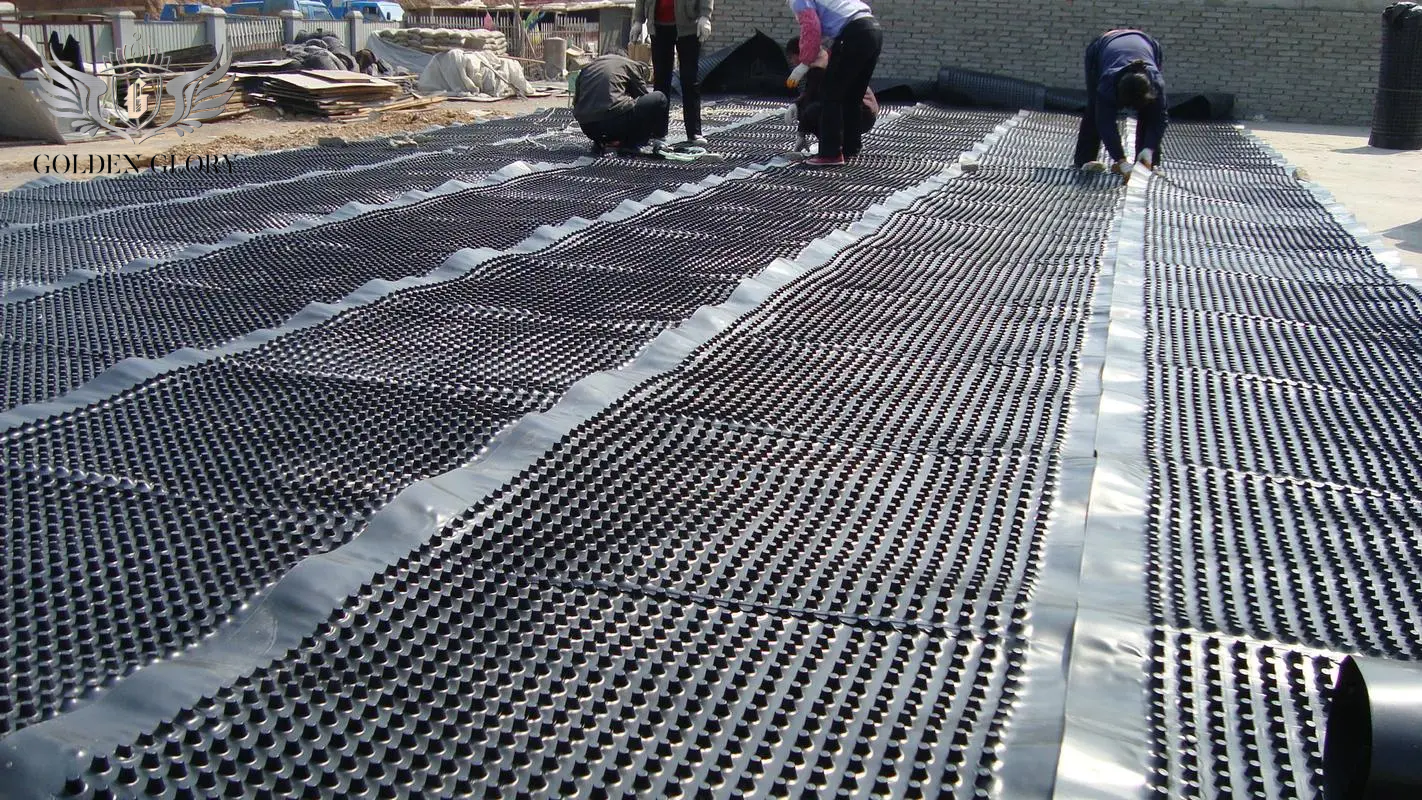 لوحة حماية الصرف الصحي HDPE للبيع الساخن للوحة تصريف الأساس