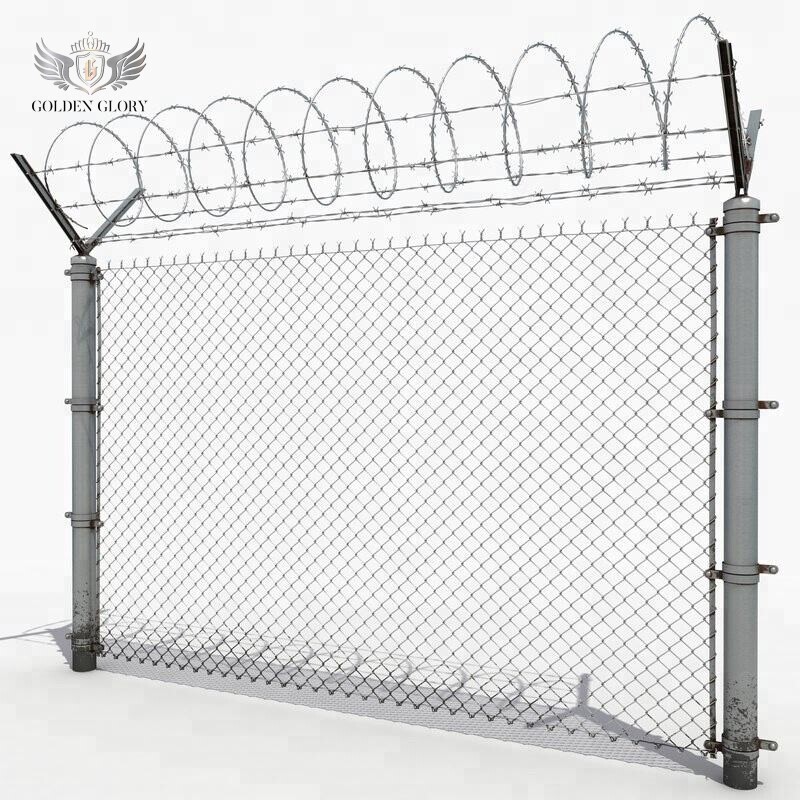 سياج شبكي ملحوم مجلفن ثلاثي الأبعاد شبكة مثلثة سياج ثلاثي الأبعاد