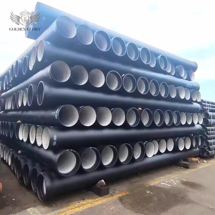 أنابيب الحديد الزهر الأسود من حديد الزهر الدكتايل الأسود 300 مم ISO2531