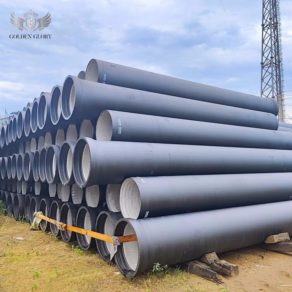 أنابيب الحديد الزهر الأسود من حديد الزهر الدكتايل الأسود 300 مم ISO2531
