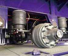 Installation et mise au point réussies du système de suspension pneumatique sur semi-remorques