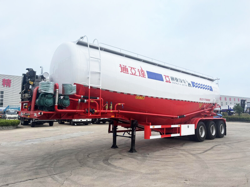 Semi-remorque citerne à ciment en vrac de 60 tonnes