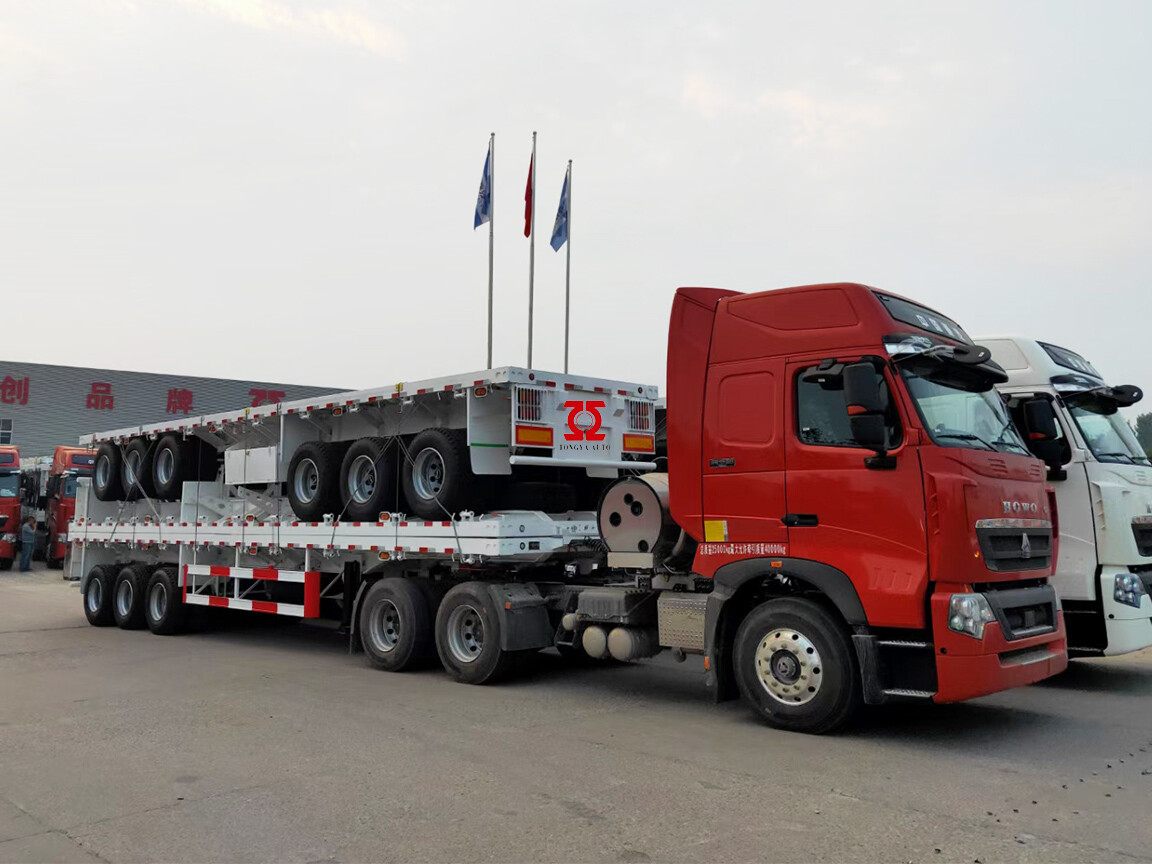 50T SEMI TRAILER A PAROI LATERALE avec TWIST LOCK