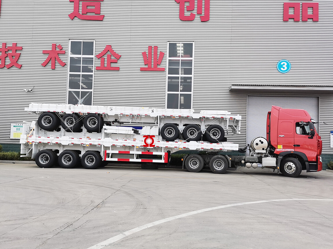 50T SEMI TRAILER A PAROI LATERALE avec TWIST LOCK