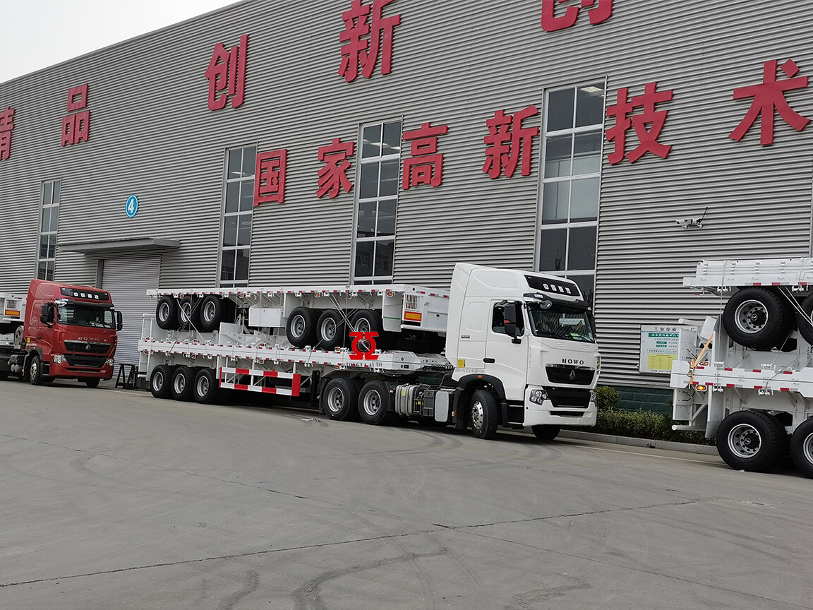 50T SEMI TRAILER A PAROI LATERALE avec TWIST LOCK