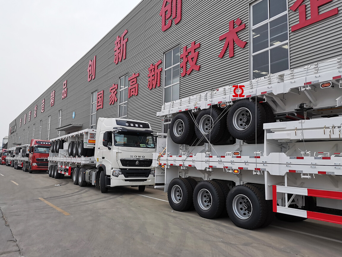 50T SEMI TRAILER A PAROI LATERALE avec TWIST LOCK