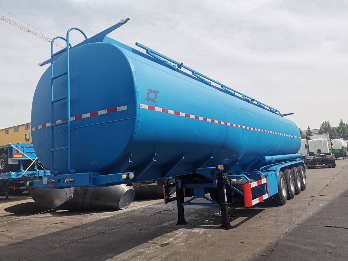 Vente à bas prix de stock de semi-remorque citerne pétrolière de 55 m3