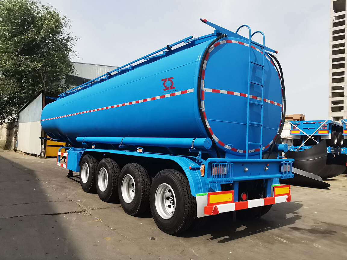 Vente à bas prix de stock de semi-remorque citerne pétrolière de 55 m3