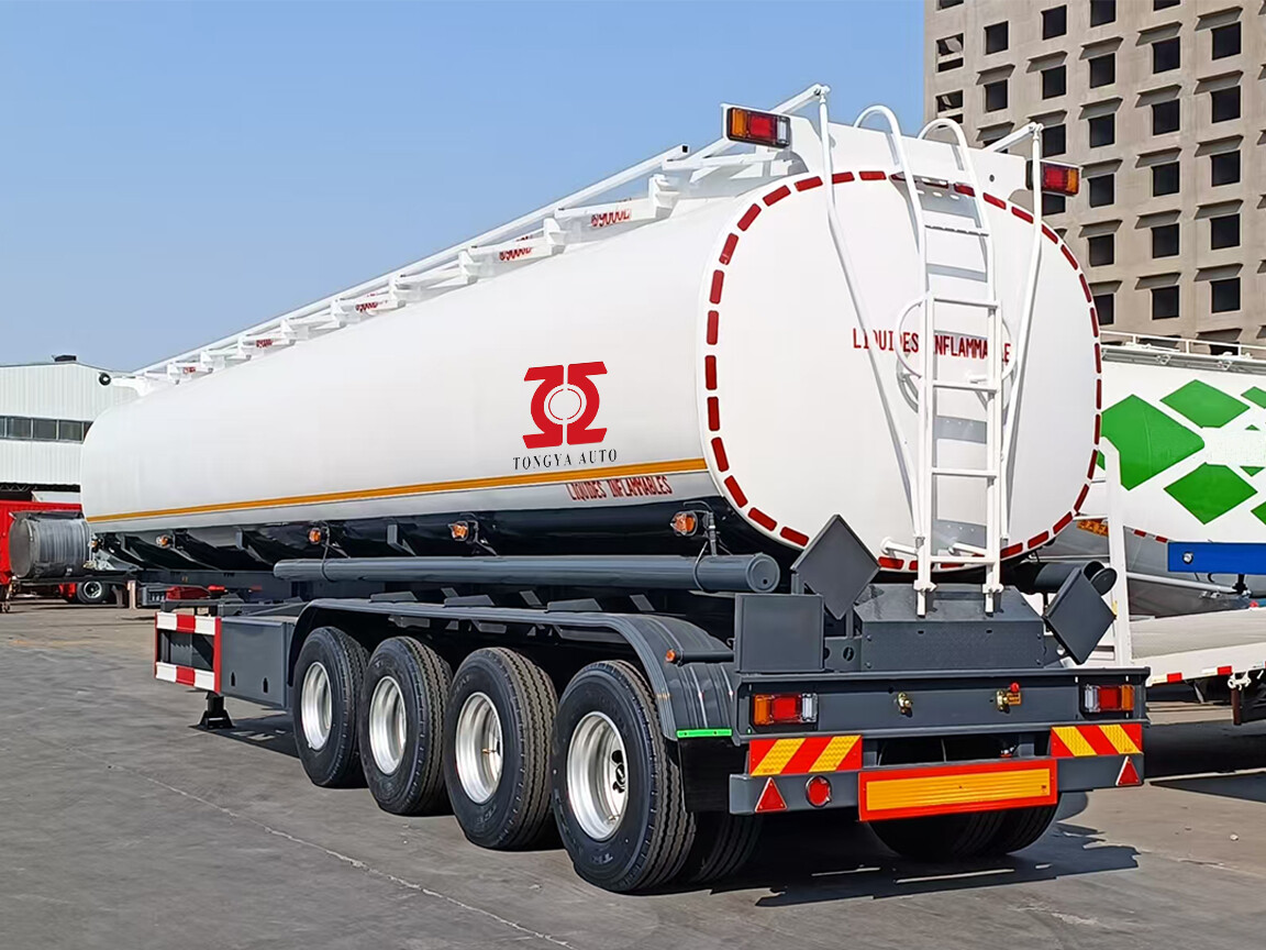 Tongya Automobile Co.,Ltd - Semi-remorque-citerne à carburant à 4 essieux