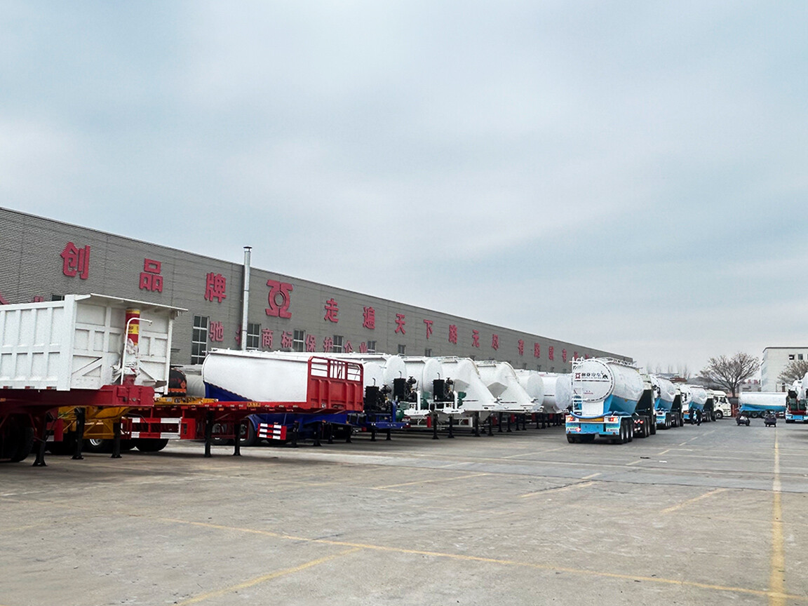 Tongya Automobile Co.,Ltd--Usine professionnelle de production de semi-remorques citerne à ciment en vrac