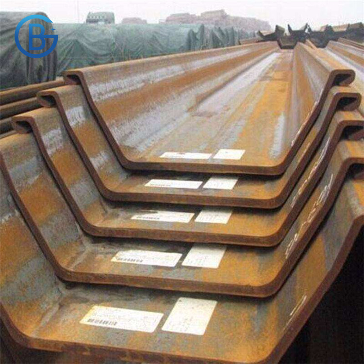 factory outlet u shape steel sheet pile Scz18 Scz25 Scz35 6 9 12m Length steel sheet pile for building materials