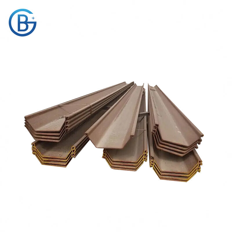 Top Selling Piles Metal Hot Cold Rolled U Steel Sheet Pile steel sheet pile
