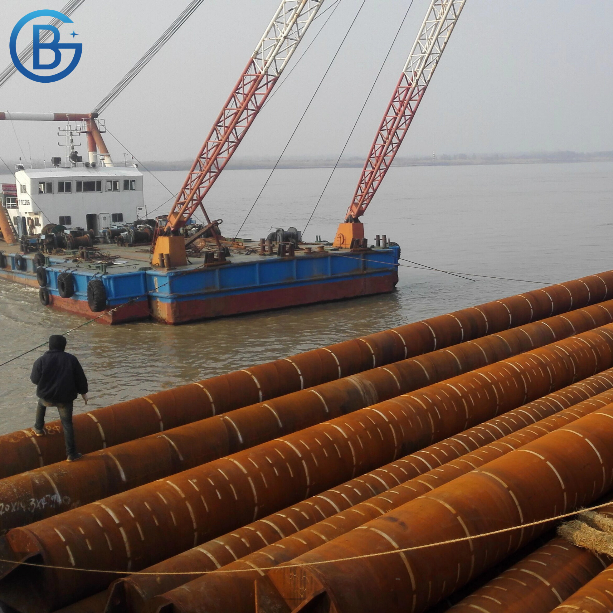 High Quality Spiral Steel Pipe SSAW API 5L SSAH Steel Pipe Pile Pipe for construction High Quality Spiral Steel Pipe SSAW API 5L SSAH Steel Pipe Pile Pipe for construction