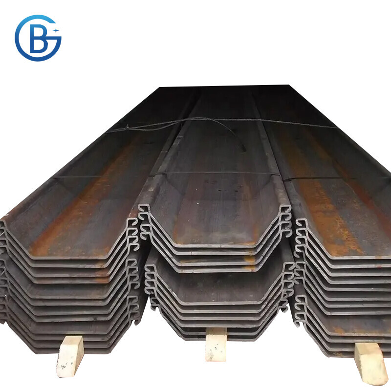 factory outlet u shape steel sheet pile Scz18 Scz25 Scz35 6 9 12m Length steel sheet pile for building materials