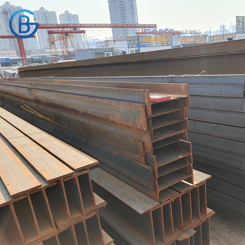 I Beam Hot rolled Iron Carbon Steel Welded I-beam structural steel standard length for construction Factory direct sale
