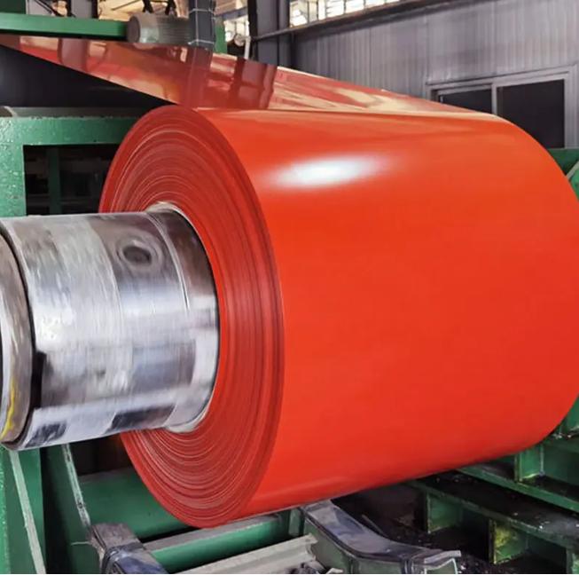 Red Color Coated Roll