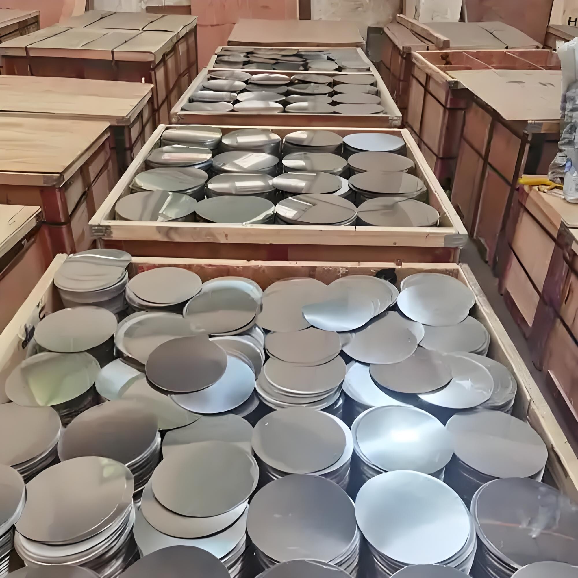 6061 Aluminum Discs, Aluminum Round Plate Thickness 2.5Mm, Diameter 100Mm-300Mm Metal Disc for Aerospace and Industry,Diameter 200mm