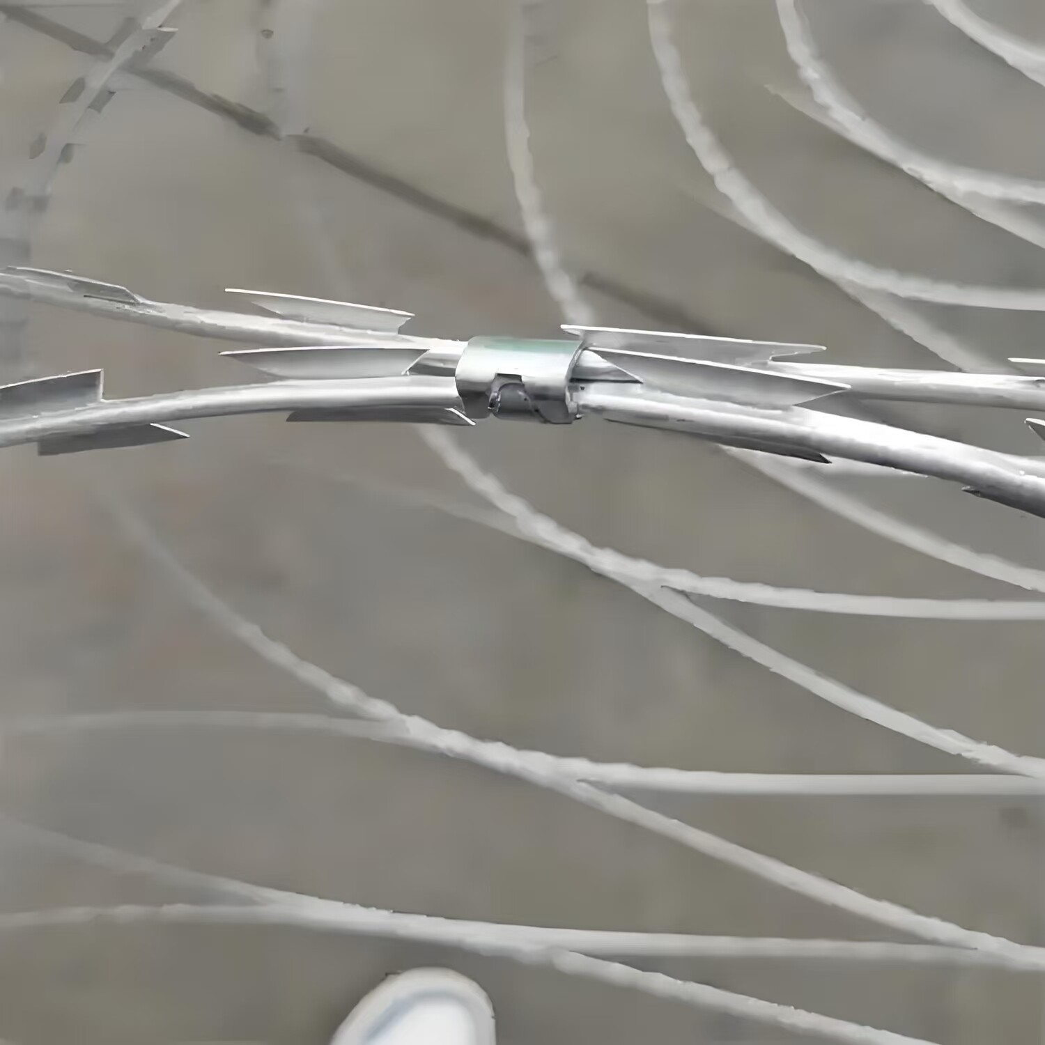 980 coil diameter galvanized razor wire, 10 m length