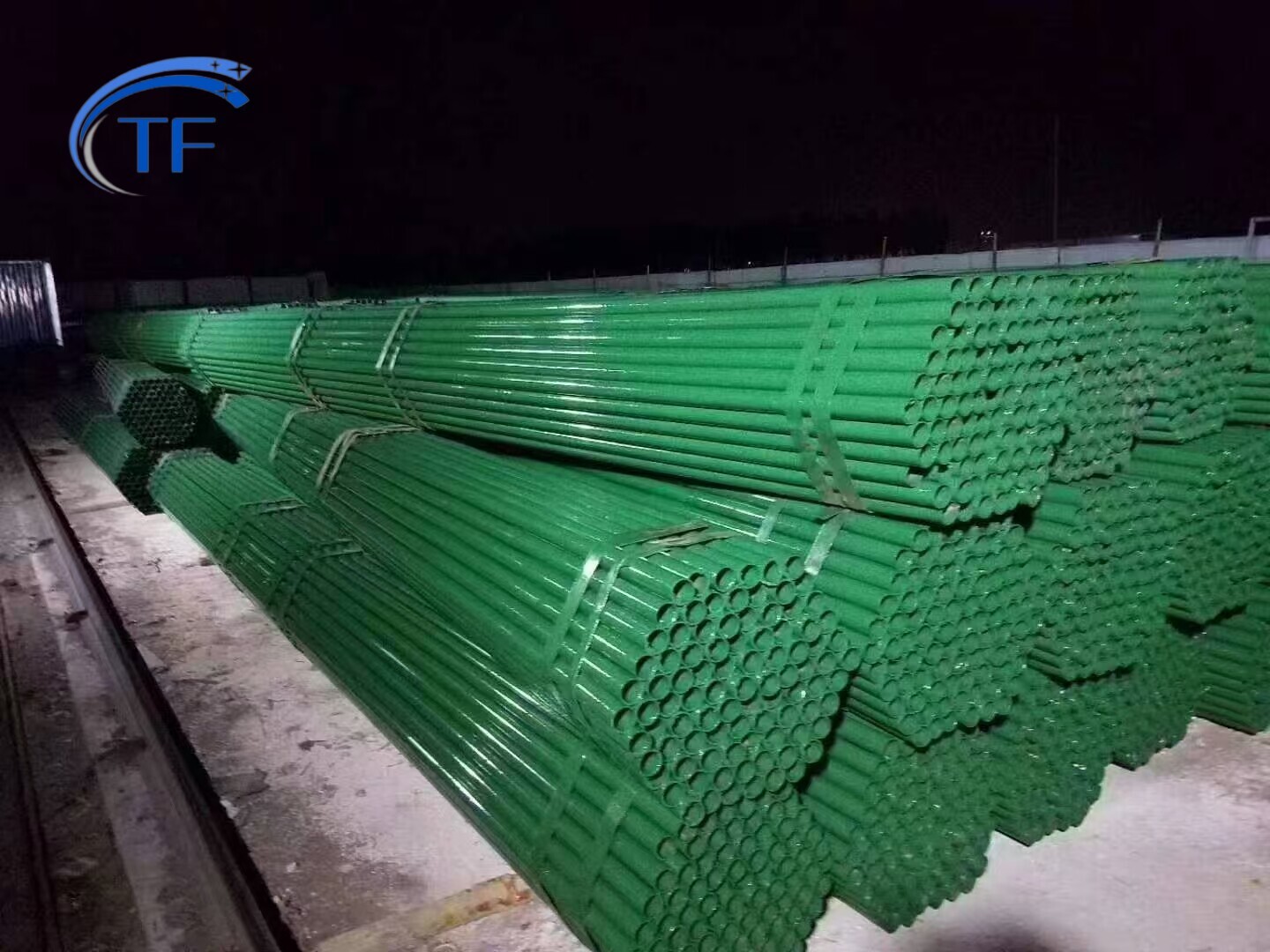 Galvanized scaffolding