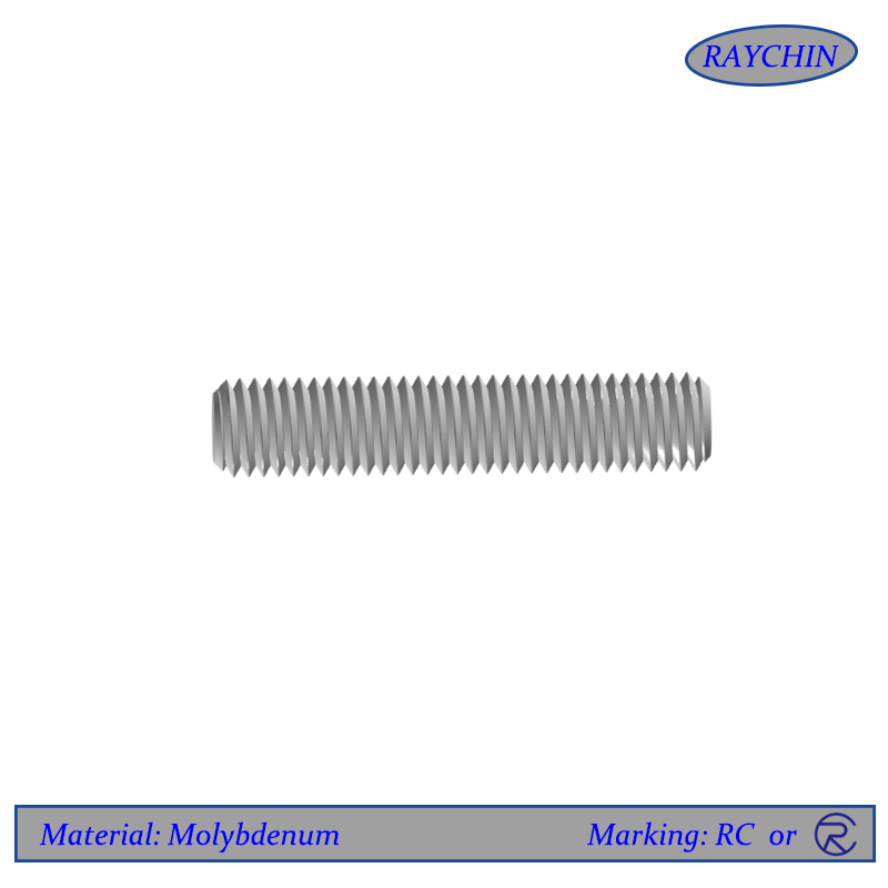 Molybdenum Threaded Rods