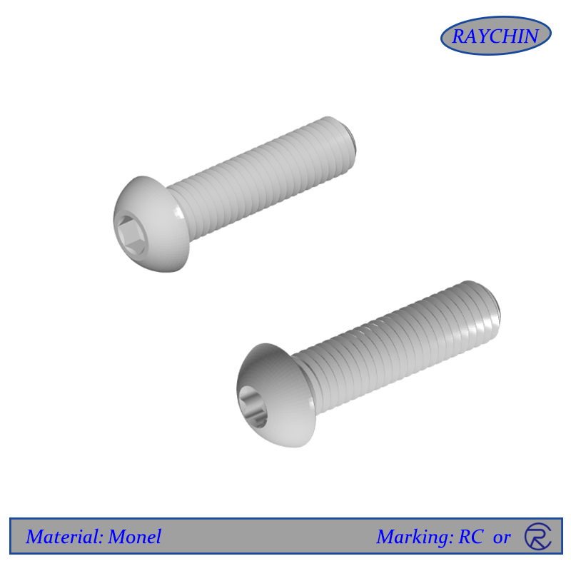 Monel Button Head Cap Screws