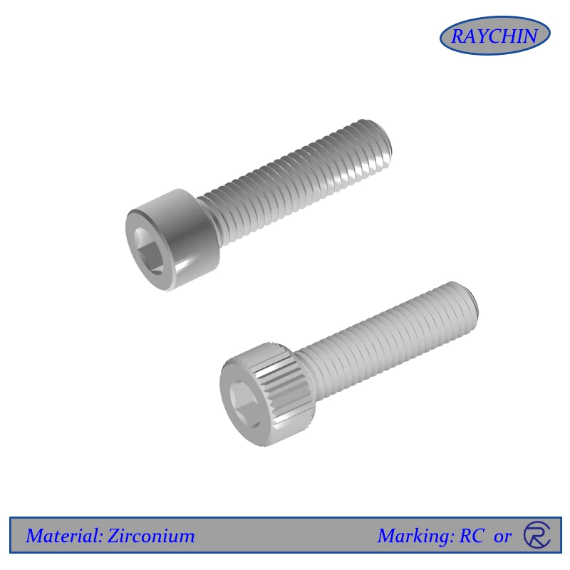 Zirconium Pan Head Screws