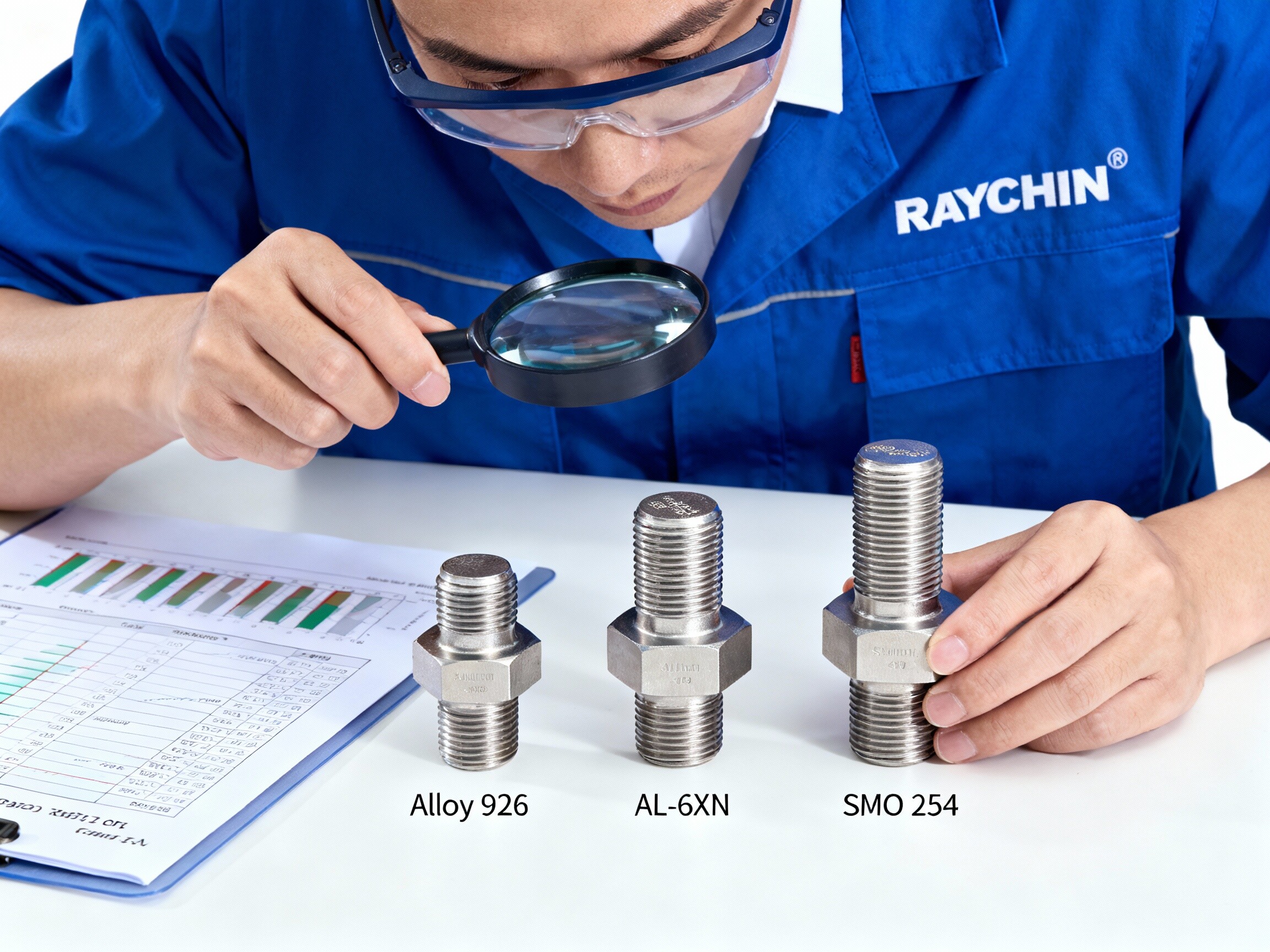 Alloy 926 vs AL-6XN vs SMO 254 Fasteners