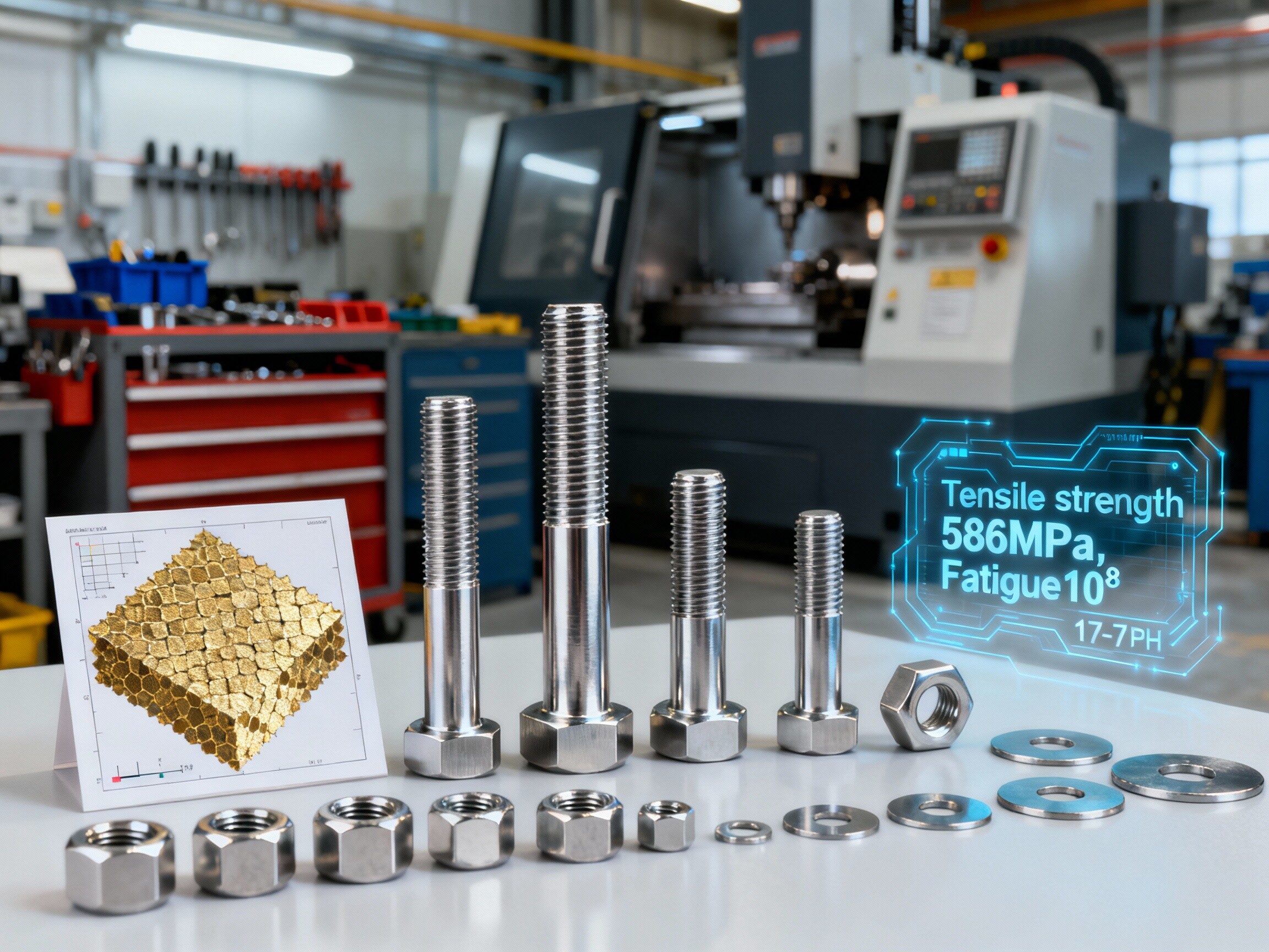 17-7PH Fasteners: The Complete Guide to Precipitation-Hardening Stainless Steel Fastening Solutions