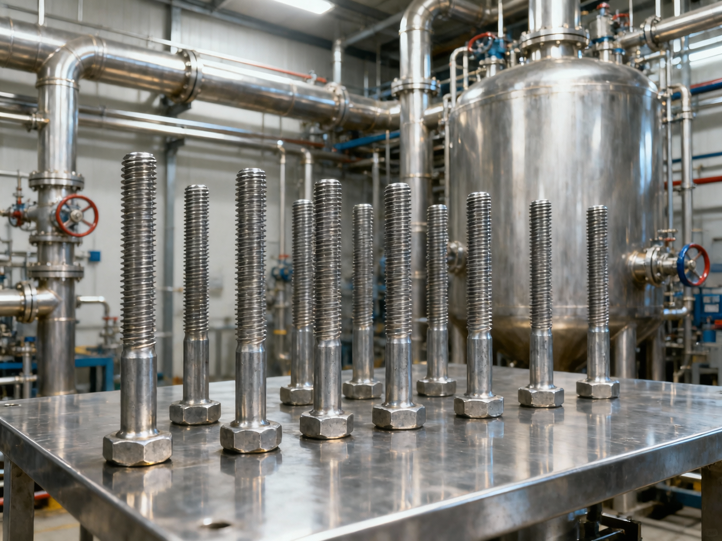 What Makes Monel Threaded Rods Critical in High-Stress Chemical Plant Installations