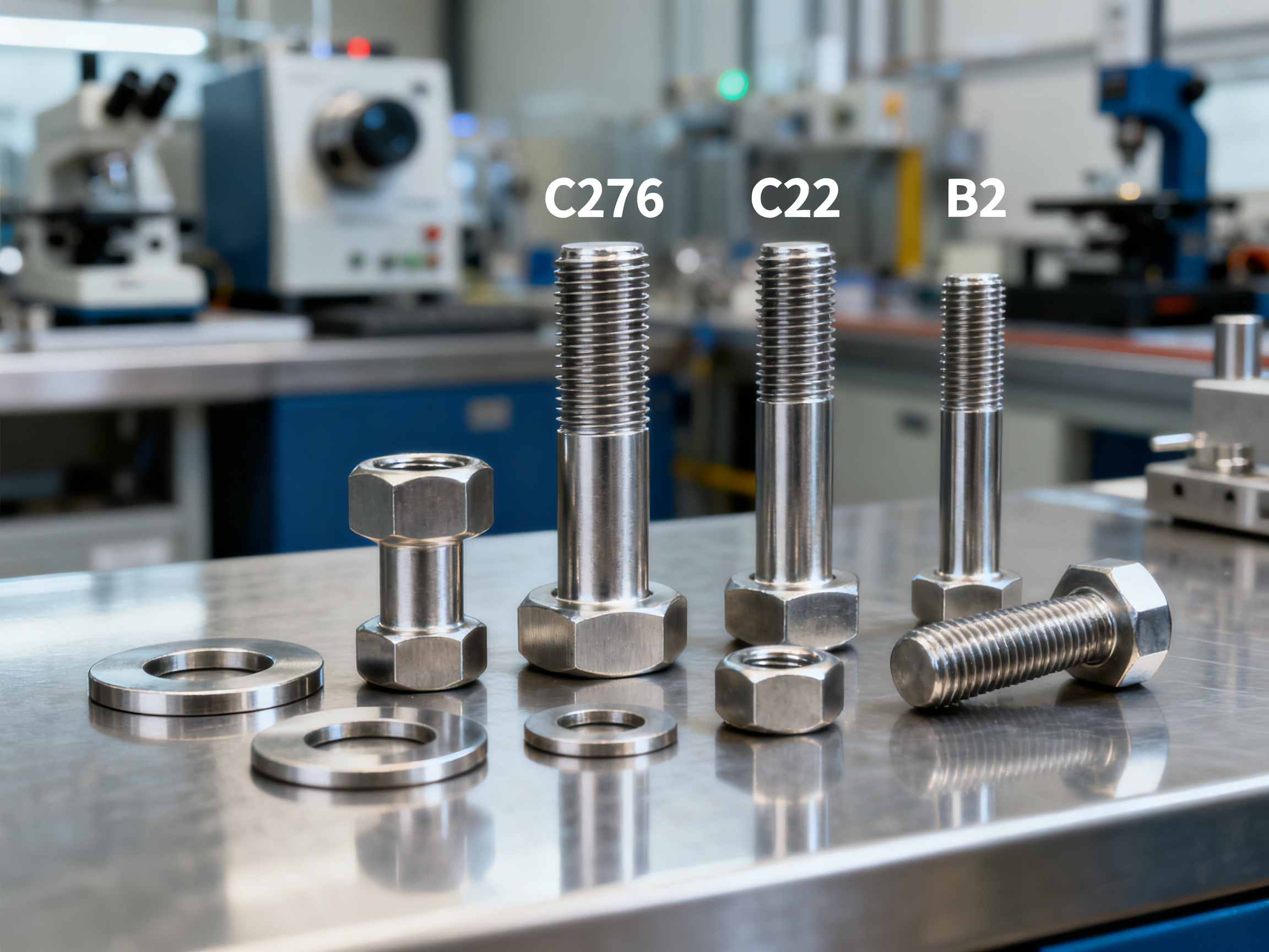 Hastelloy Fasteners Manufacturer: Complete Range of C276, C22, B2 Bolts, Nuts & Washers
