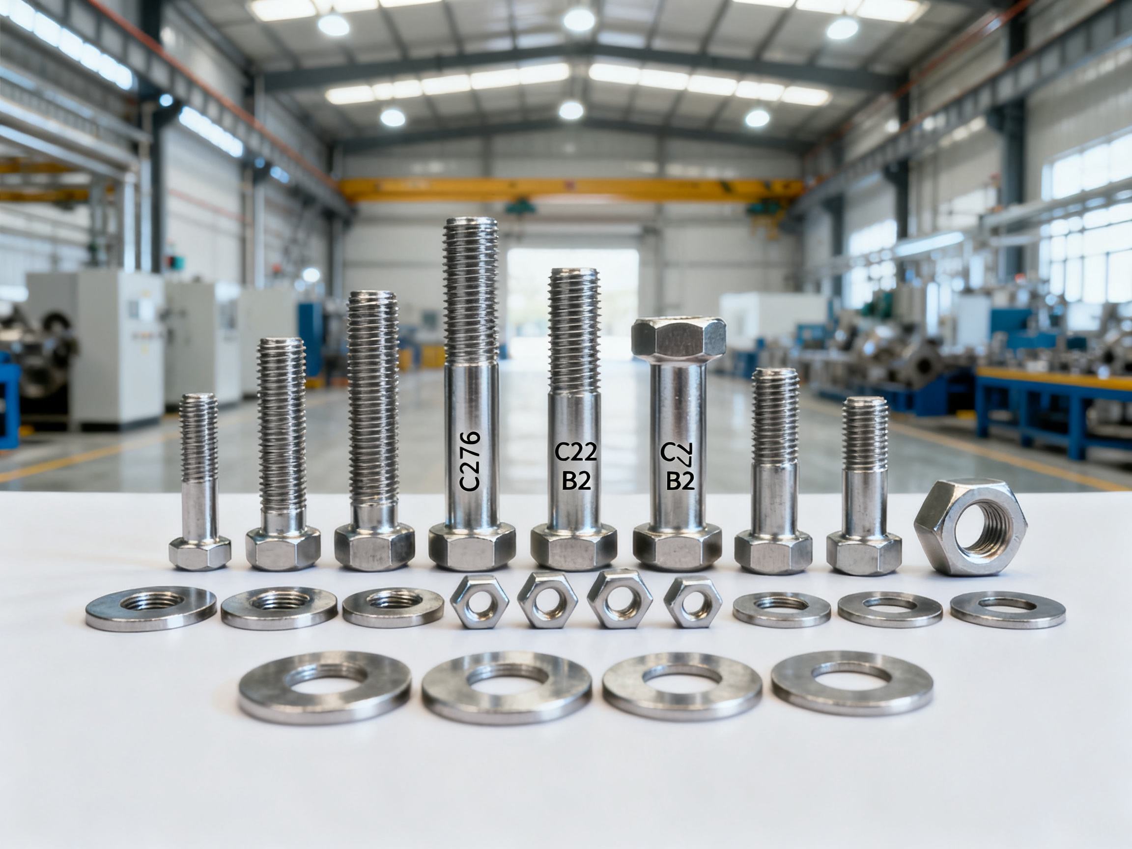 Hastelloy Fasteners: RAYCHIN LIMITED's Full Range of C276, C22, B2, B3, X & G30 Bolting Solutions