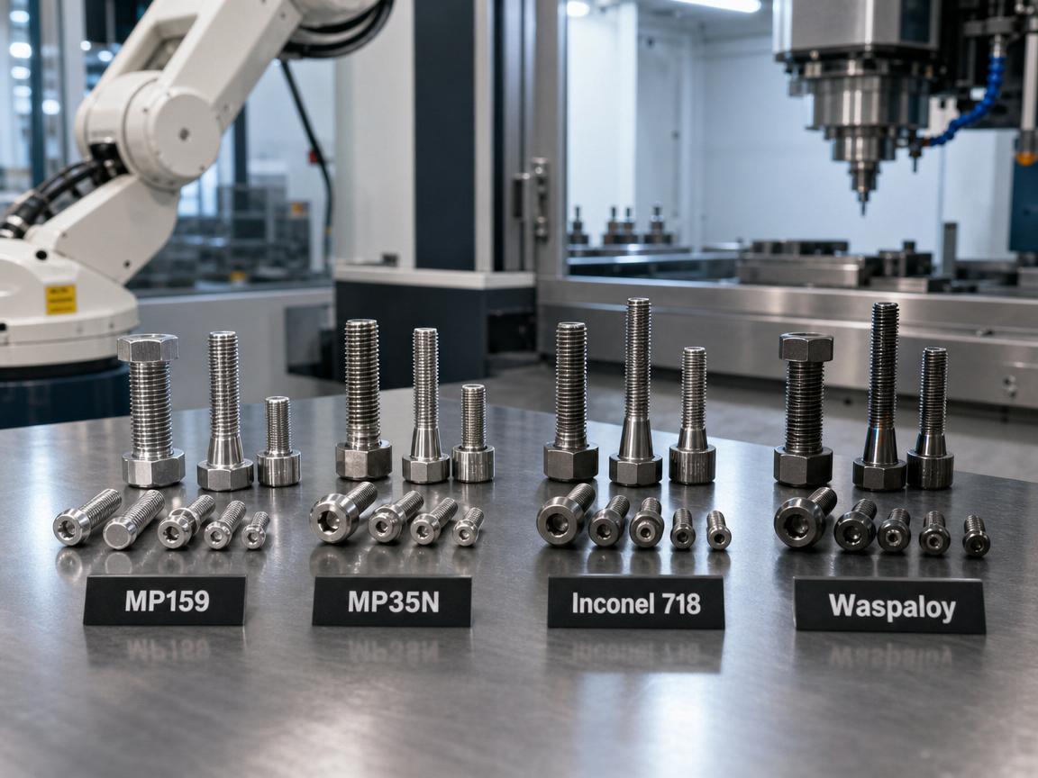 MP159 vs MP35N, Inconel 718, Waspaloy, Nitronic 50, Titanium & A-286: The Ultimate Fastener Showdown