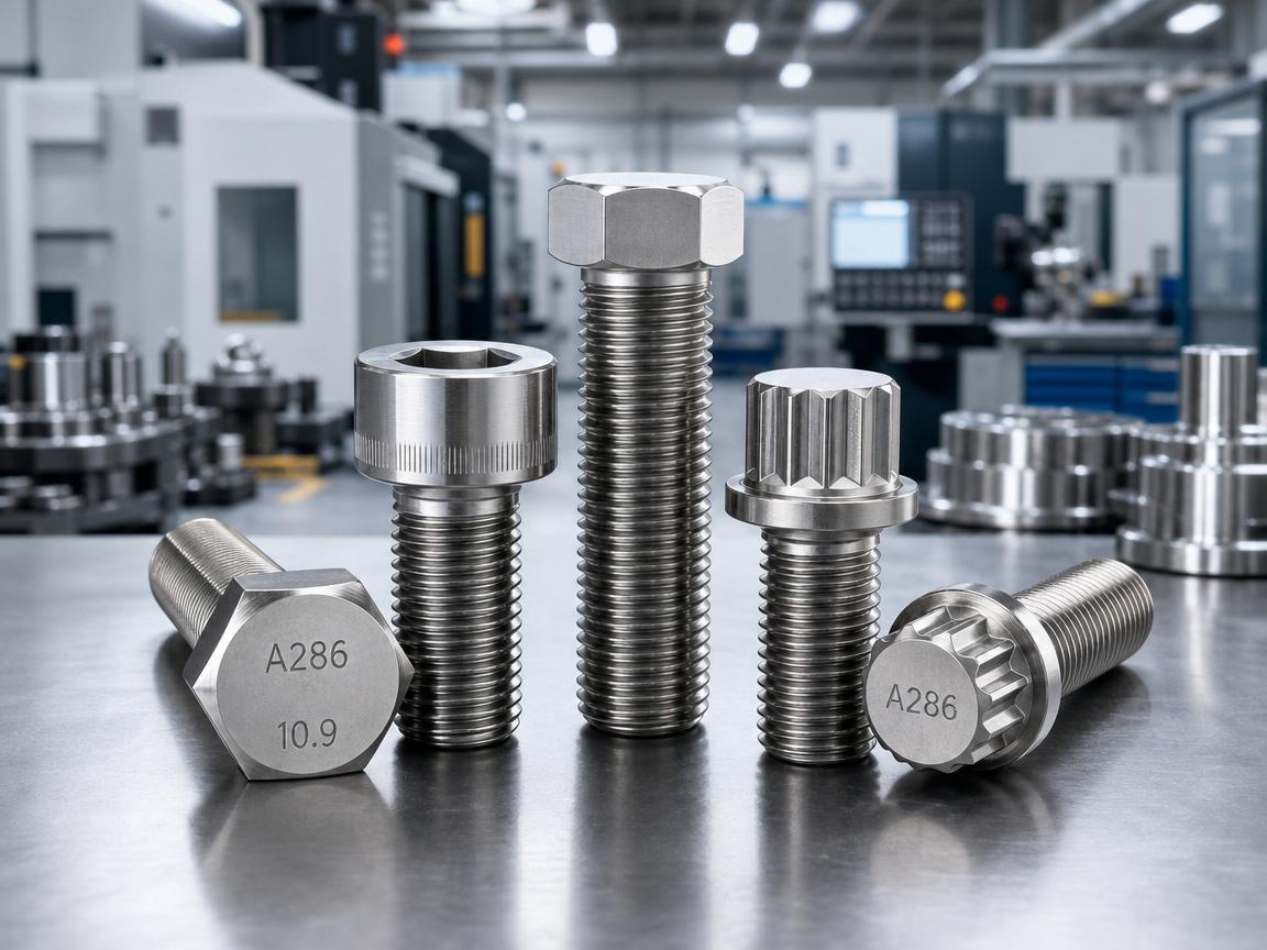 A286 Fasteners Catalog: Hex Bolts, Socket Caps, Studs, Nuts, Washers & 12‑Point Aerospace Bolts