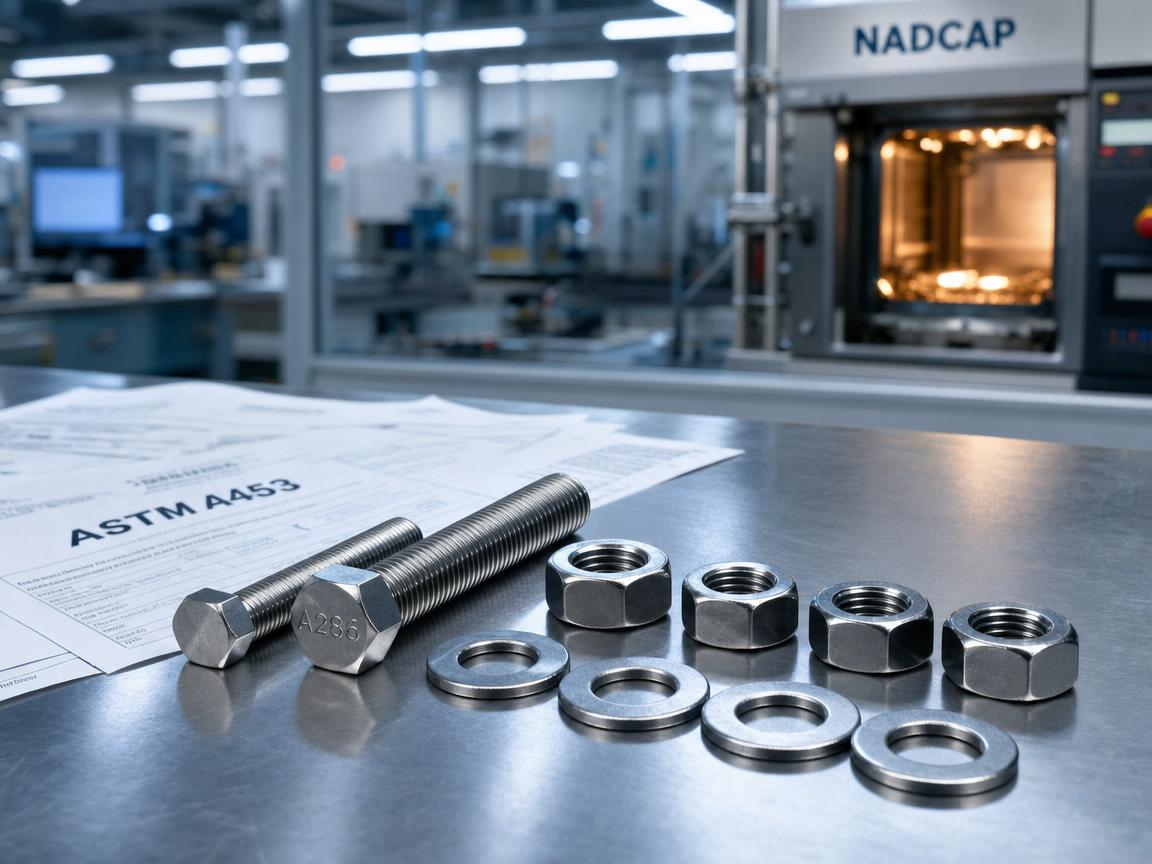 A286 Fastener Standards and Certifications: ASTM A453, AMS 5737, EN 10204 3.1/3.2, NADCAP & More