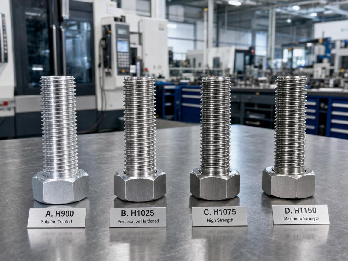 17-4 PH Fastener Conditions: H900 vs H1025 vs H1150 vs H1150D – How to Select the Right One