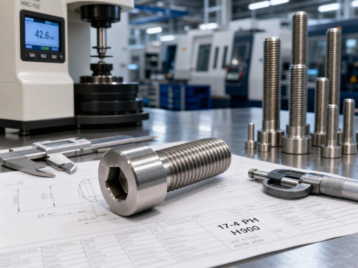 17‑4 PH Fasteners: Complete Technical Properties – Tensile, Yield, Hardness, Torque, Fatigue, Heat Treatment & More