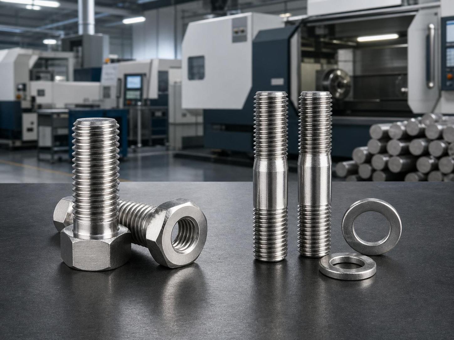 Nimonic Fasteners Catalog: Hex Bolts, Studs, Nuts, Washers & Aerospace 12‑Point Components