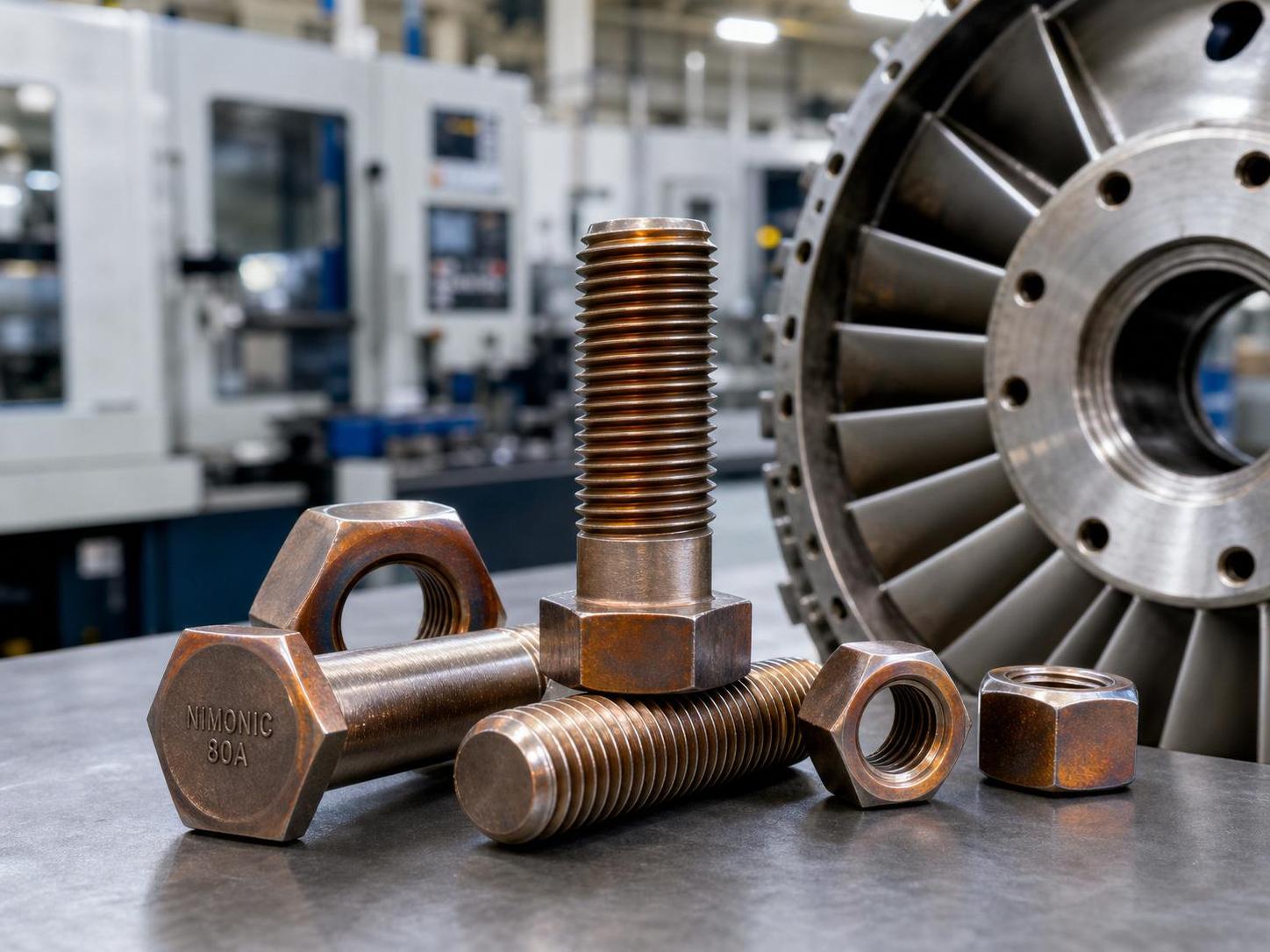 Nimonic Fasteners Across the Hottest Industries: Gas Turbines, Aerospace, Nuclear, Motorsport & Beyond