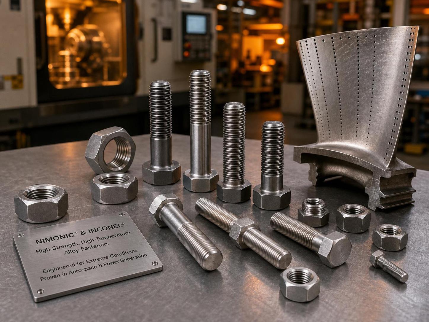 Nimonic vs Inconel, Waspaloy, A286 & Stainless Steel: The Ultimate High‑Temperature Fastener Showdown