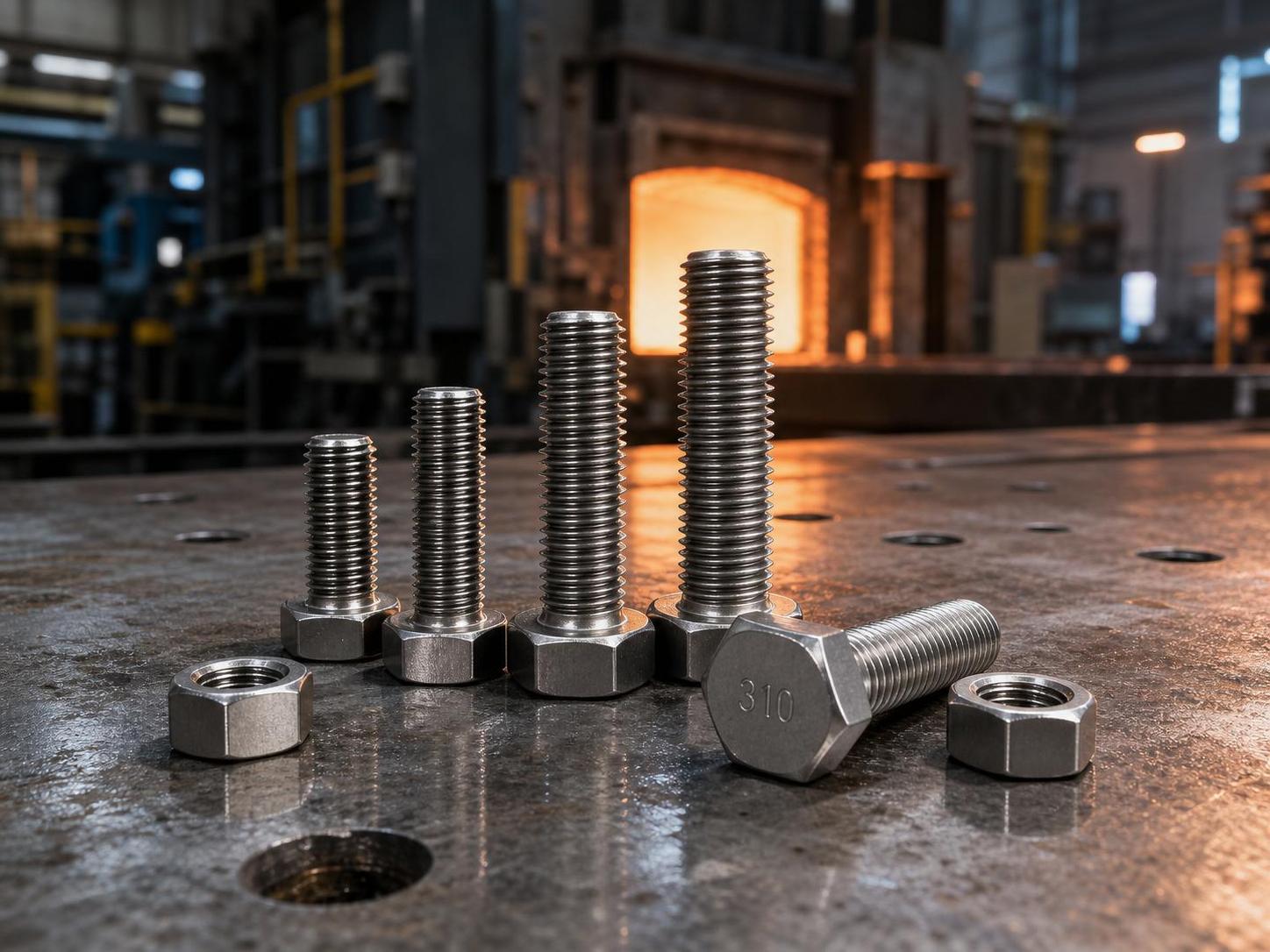 310 vs 304, 316, 321, 330, Inconel, 253MA & More: The High‑Temperature Fastener Showdown