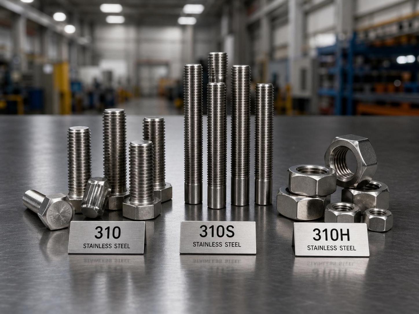 310, 310S & 310H Stainless Steel Fasteners: A Complete Guide to Chemistry, Properties & High‑Temperature Capability