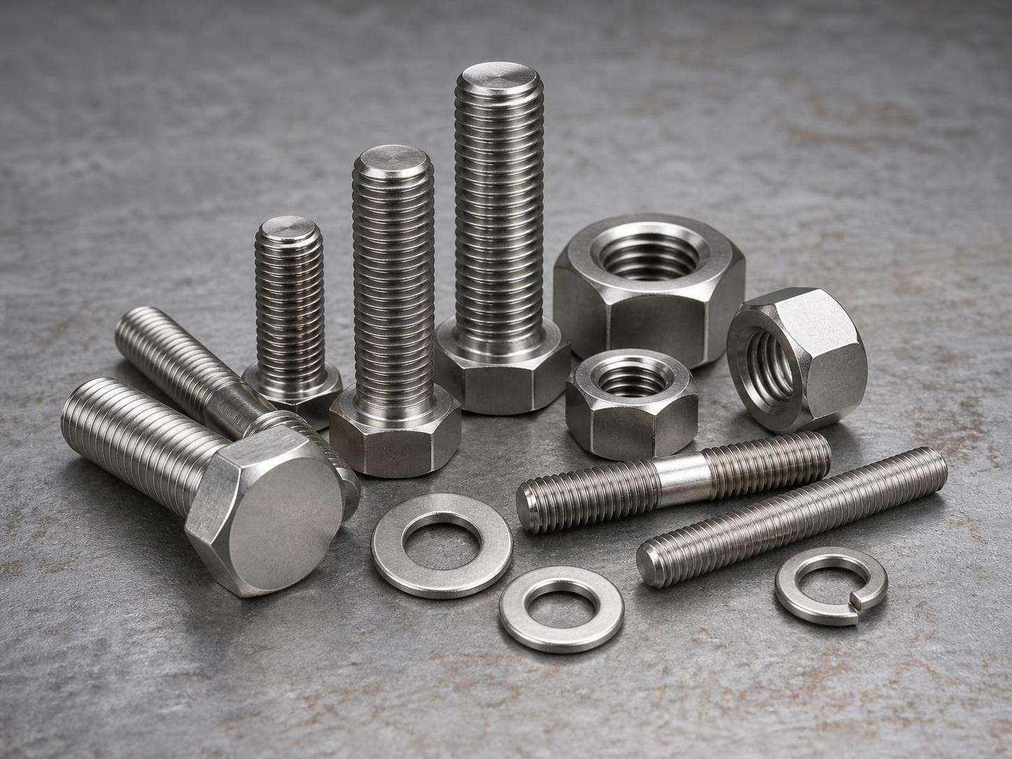 AL6XN Fasteners: Hex Bolts, Studs, Nuts, Washers & Threaded Rod in 6Mo Super Austenitic Stainless Steel
