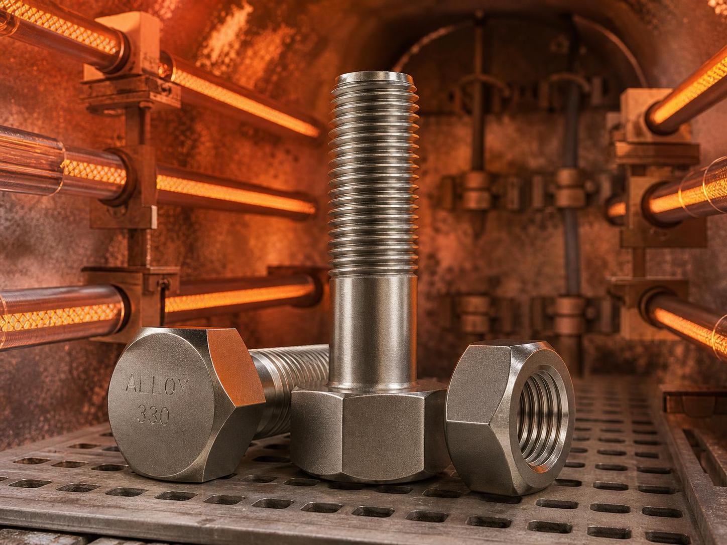 Alloy 330 Fasteners in Extreme Heat: Furnaces, Radiant Tubes, Carburizing Atmospheres & Beyond