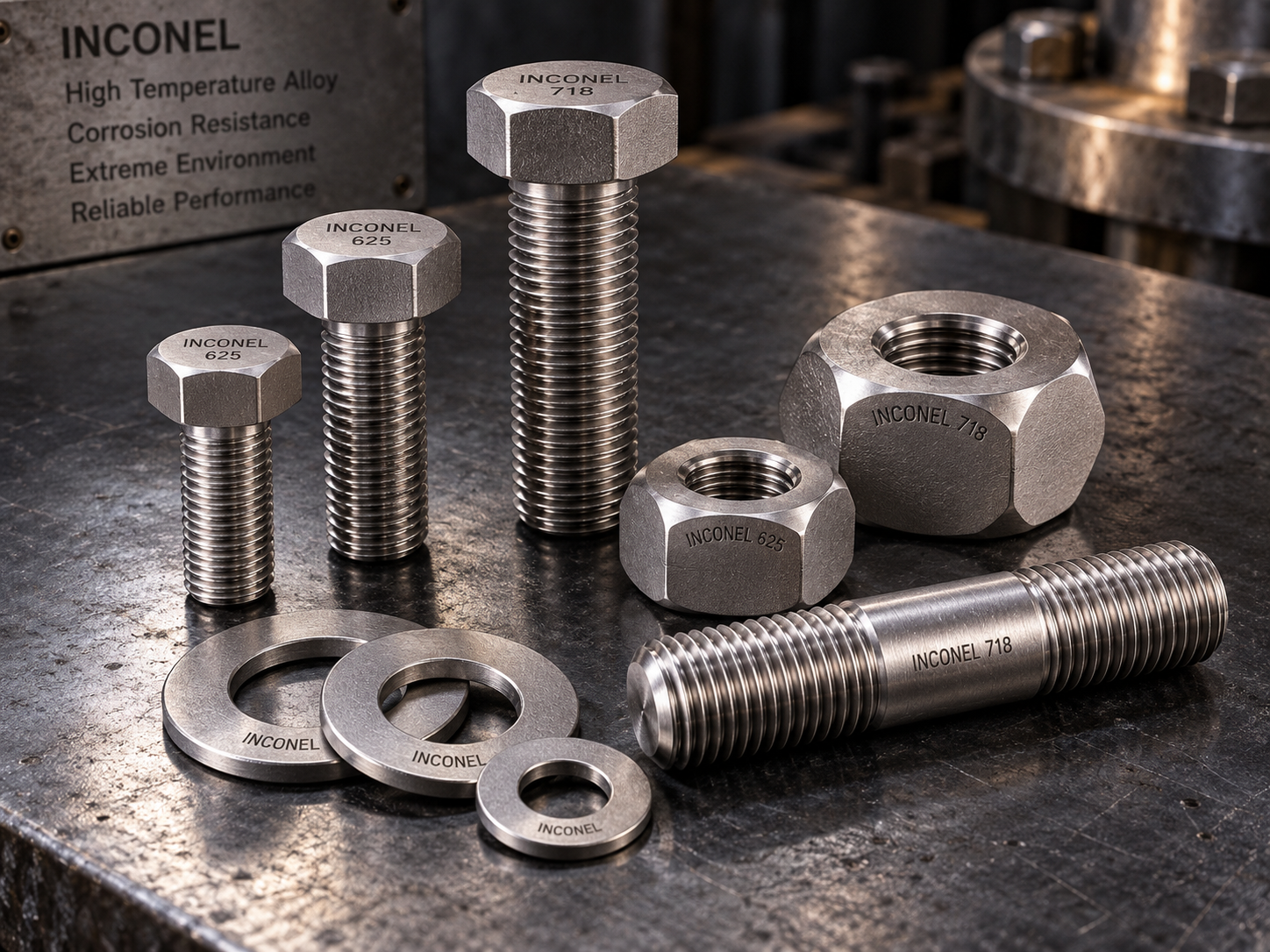 Inconel Fasteners: Bolts, Nuts, Washers, Studs – Complete Technical Guide | RAYCHIN LIMITED Inconel Fasteners: Bolts, Nuts, Washers, Studs – Complete Technical Guide | RAYCHIN LIMITED
