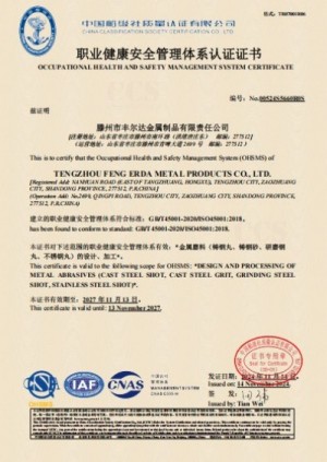 Chứng chỉ Hệ thống quản lý an toàn và sức khỏe nghề nghiệp